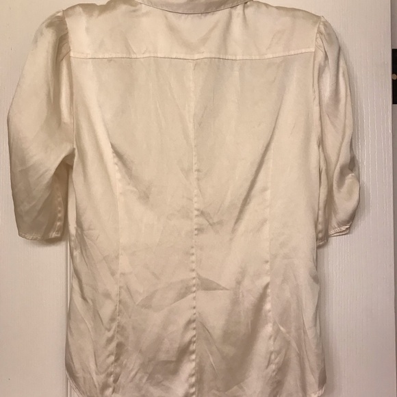 Cute silky button up shirt size small. - Picture 2 of 6